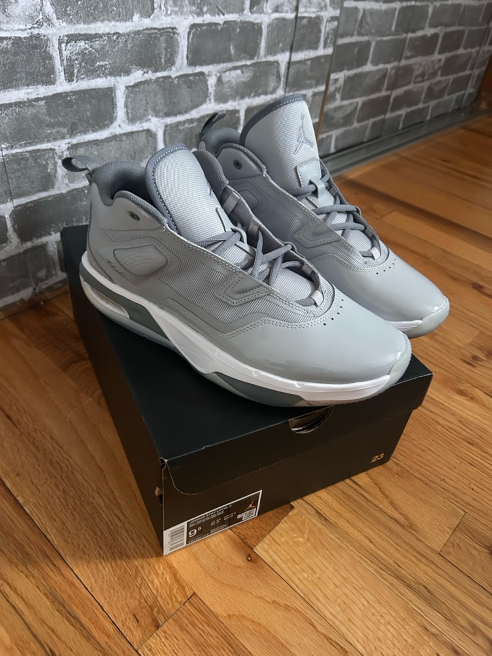 Stylish Gray High-Top Sneakers